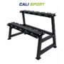 CALI SPORT CLF10 2-Tier Dumbbell Rack – 6 Pair Capacity