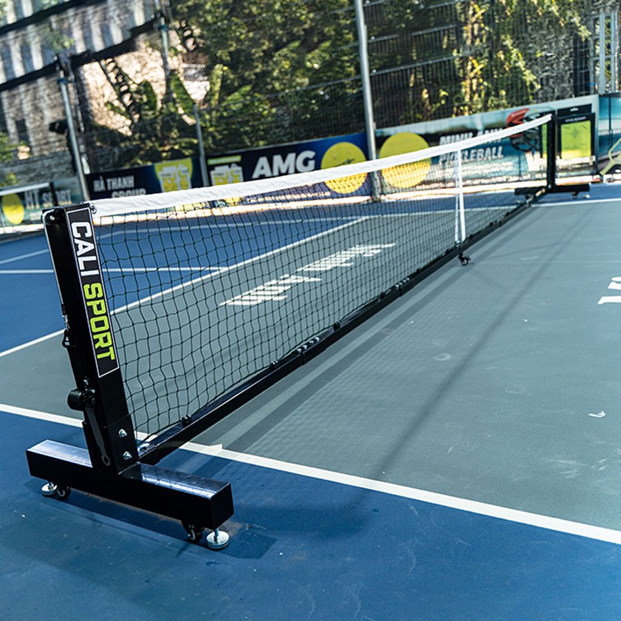 CALI SPORT Pickleball Net System V2 – Heavy Duty Professional Pickleball Net System
